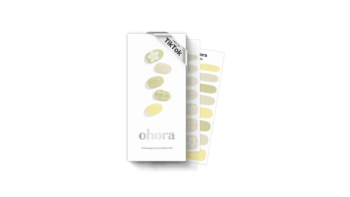 Ohora Semi Cured Gel Nail Strips (n Olivia) - Green,