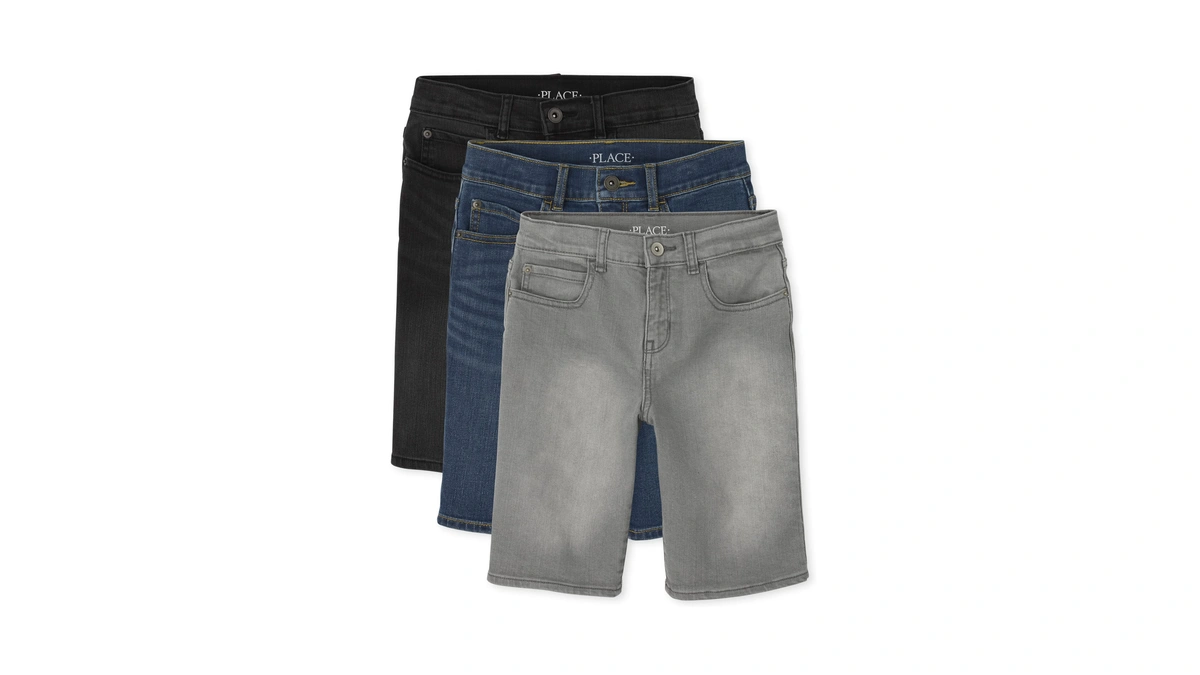 The Children's Place Boys Stretch Denim Shortshume/strand/packer Wash-3 Pack5