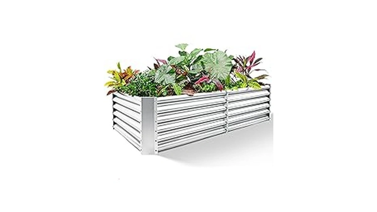 Land Guard Metal Raised Garden Bed For Garden...