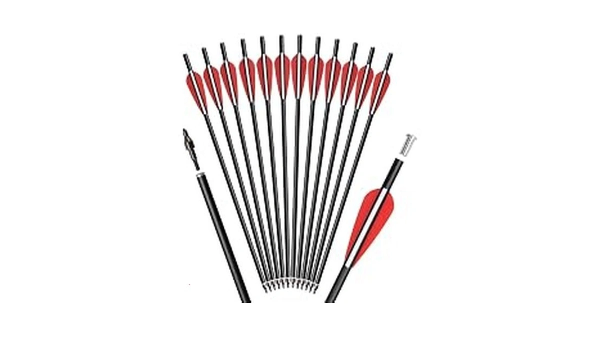 Crossbow Bolts Arrows Fiberglass 12 14 16 Inch Hunting Archery