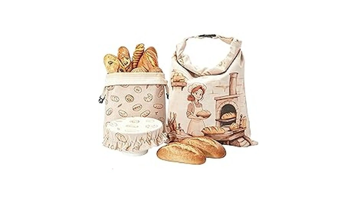 2 Packs Beeswax Bread Bags For Homemade Bread & Sourdough