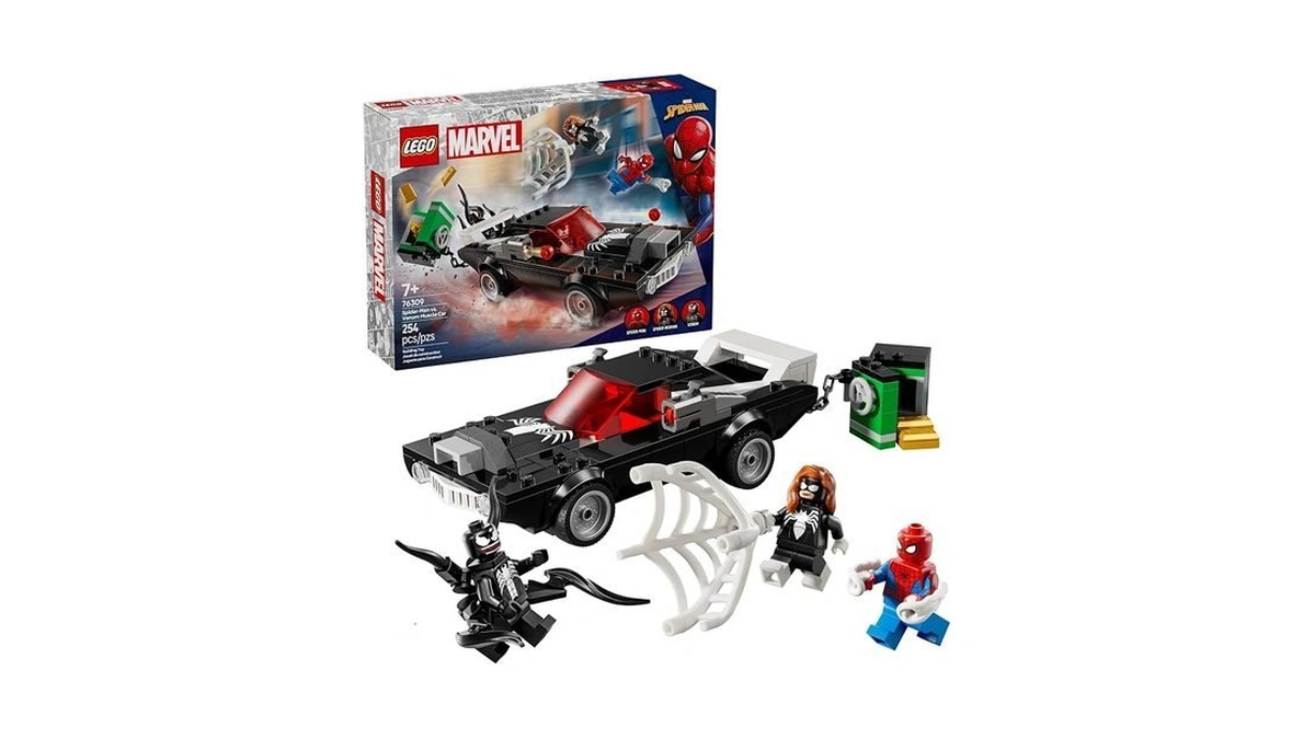 Lego Marvel Spider-man Vs. Venom Muscle Car Toy - Building