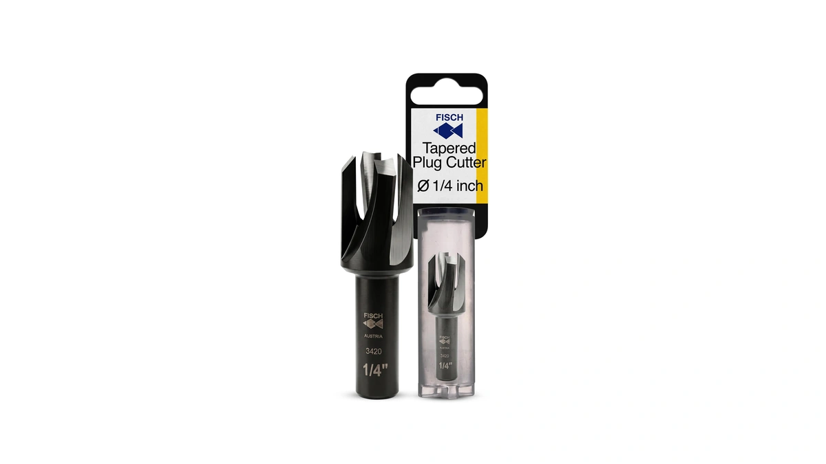 Fisch Tapered Plug Cutter (1/4 Inch) - Drill Bit With