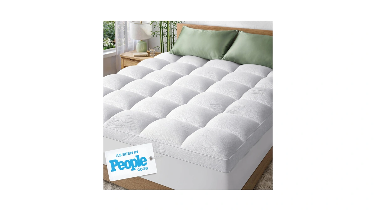 Etra-thick Mattress Topper With Deep Pocket K...