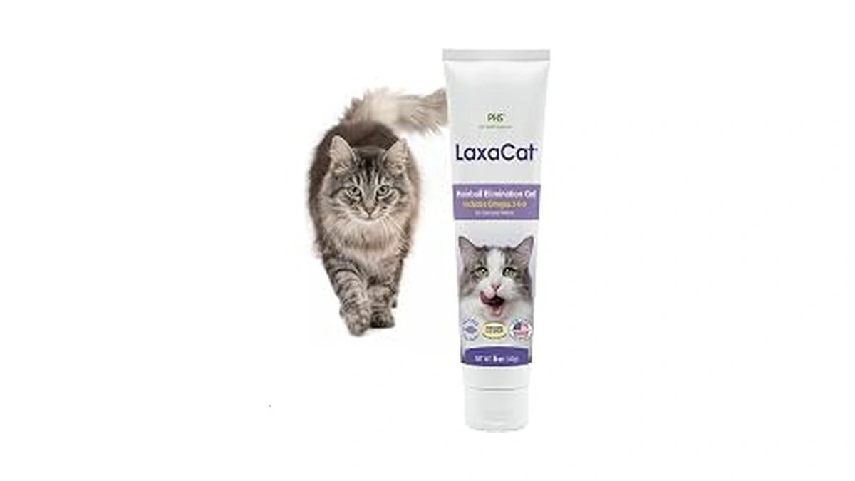 Laxacat Hairball Gel For Cats - Gentle Hairball Remedy &