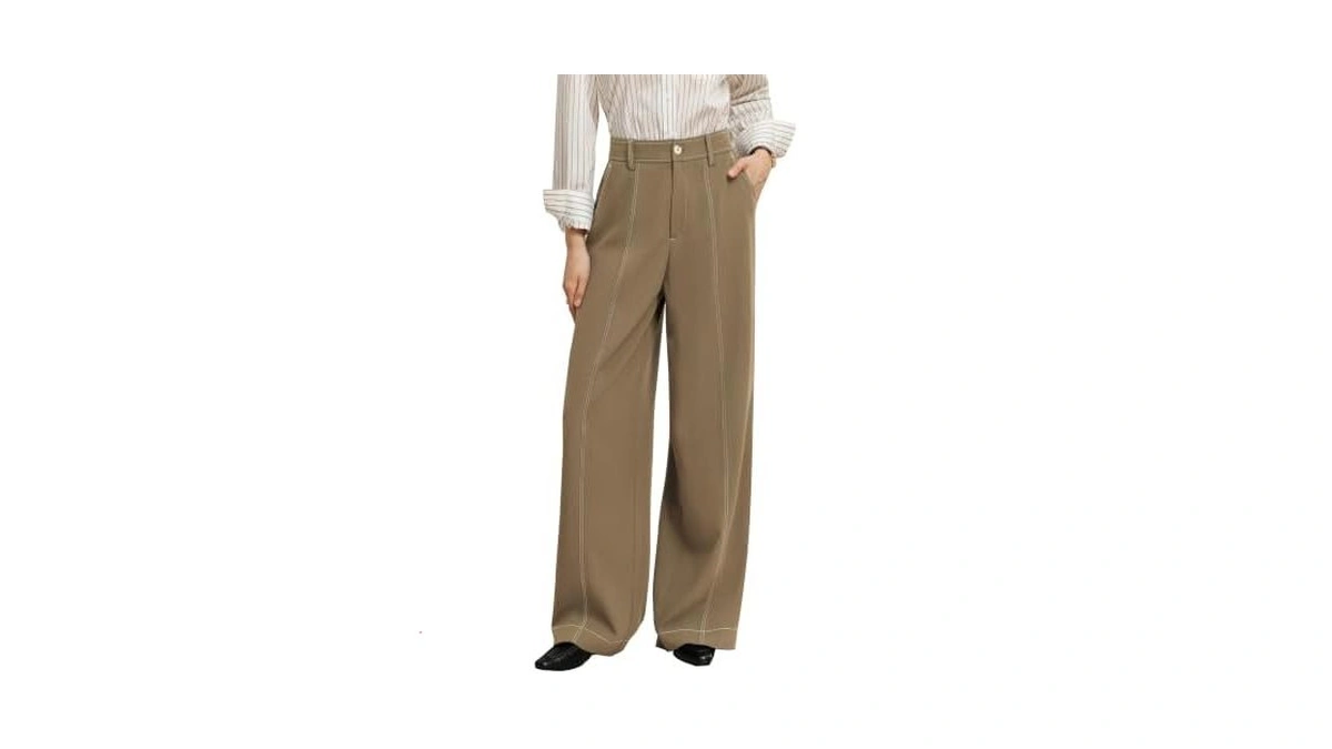 Grace Karin Wide Leg Casual Pants For Women 2026 Fall