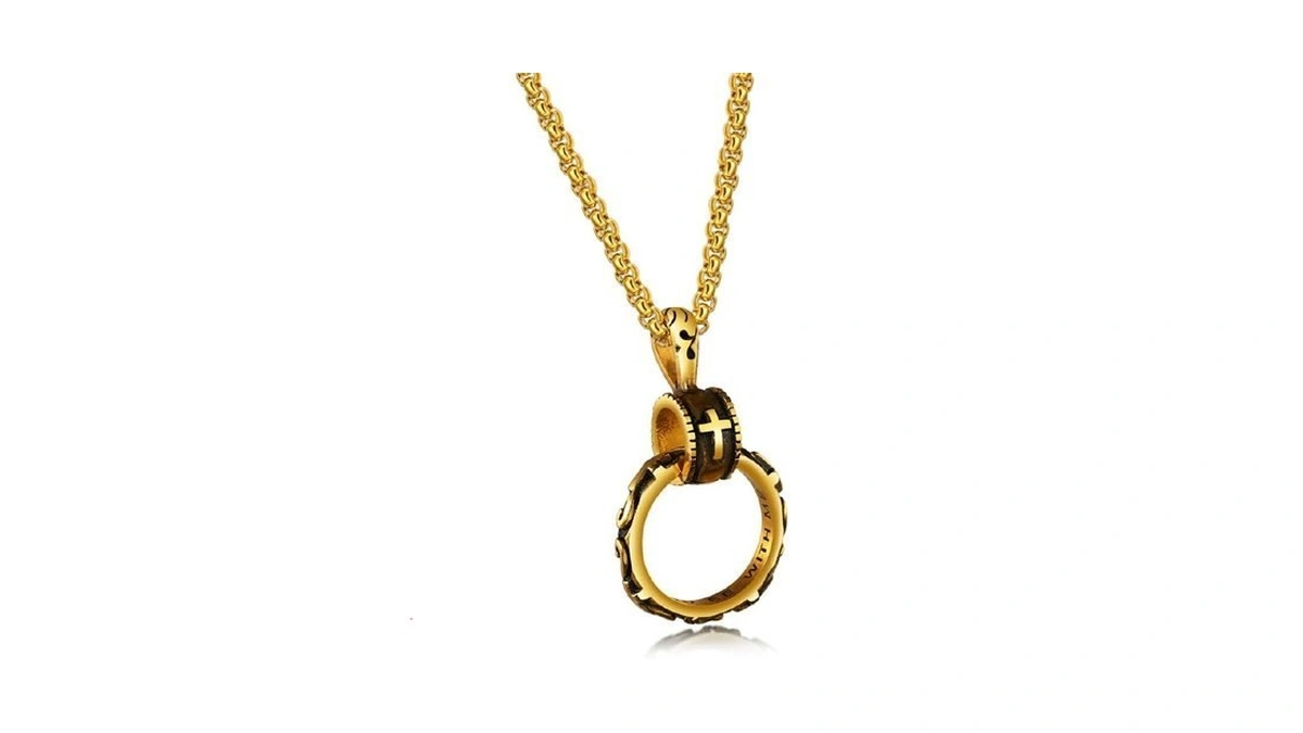Wulzst Gold Cross Necklaces