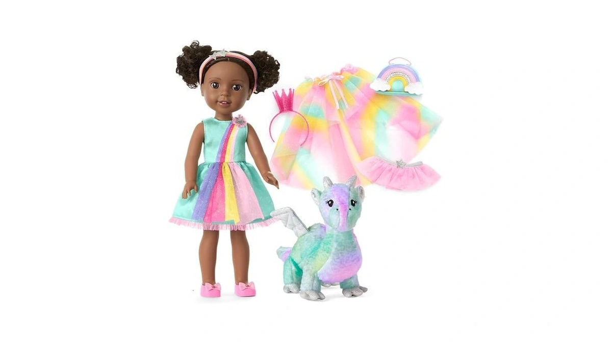 American Girl Welliewishers 14.5-inch Kendall Doll Playset With Crisella The