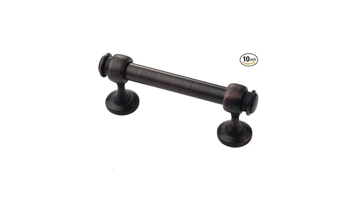 Alzassbg Oil Rubbed Bronze Cabinet Pulls And Handles 10 Pack,