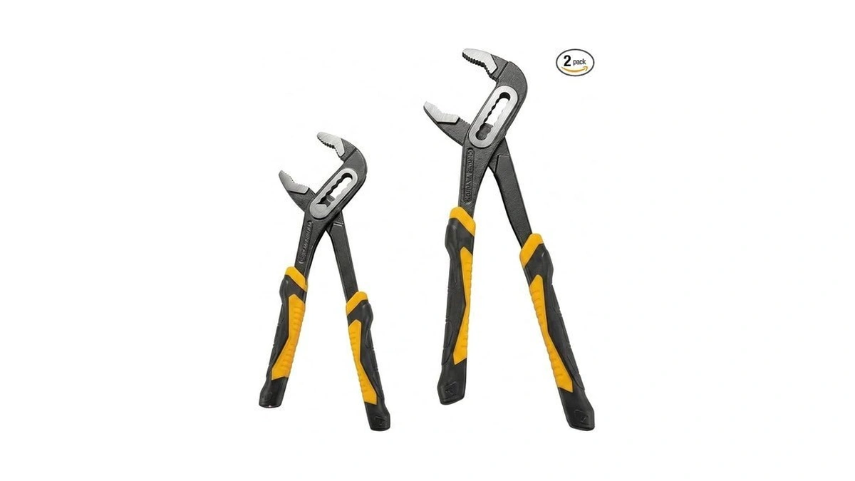 Water Pump Pliers Set 8" & 10" Cr-v Steel V-jaw