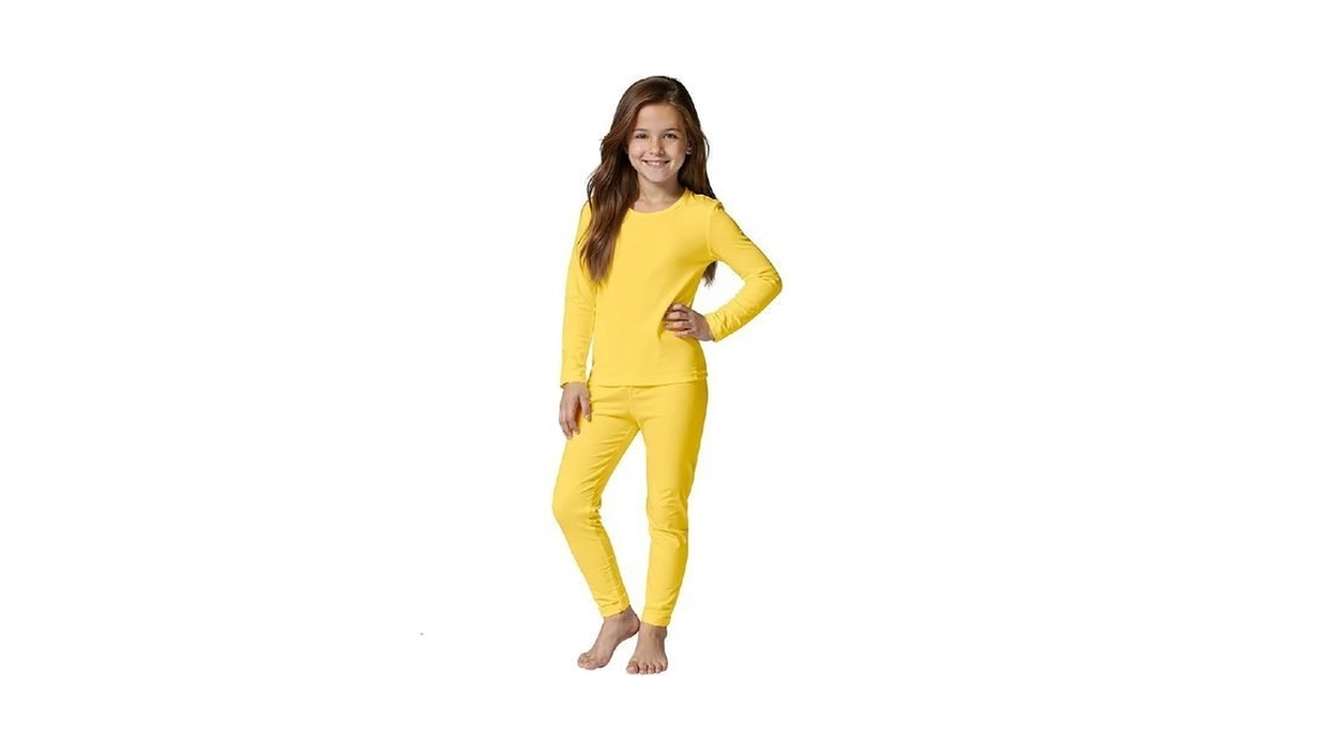 Resinta 2 Piece Youth Girls Long Sleeve Crew And Leggings