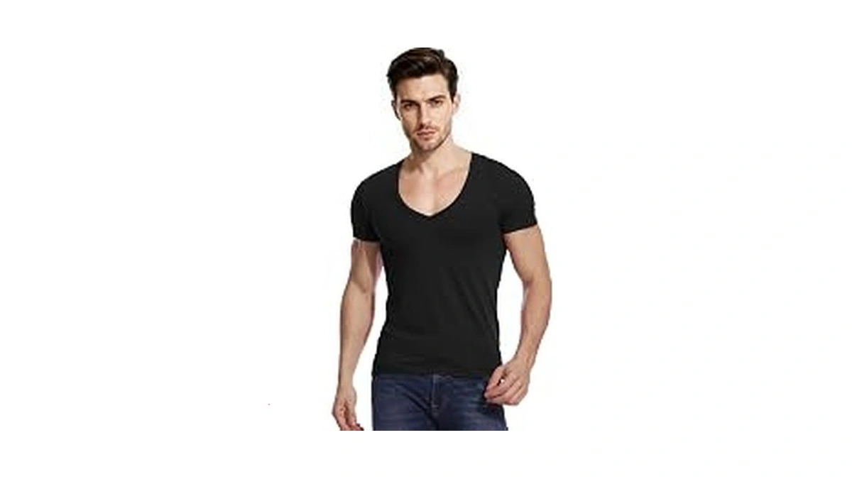 Zbrandy Deep V-neck T-shirts
