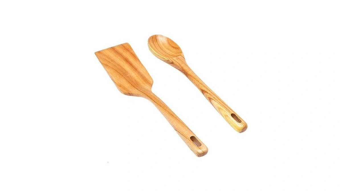 Zenxylo Wooden Spoons For Cooking, Wooden Cooking Spatula Turner And