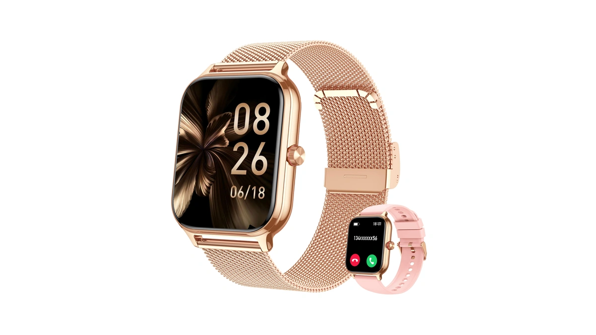 Smart Watch Women Men, Answer/make Call, 1.96'' Fitness Tracker With