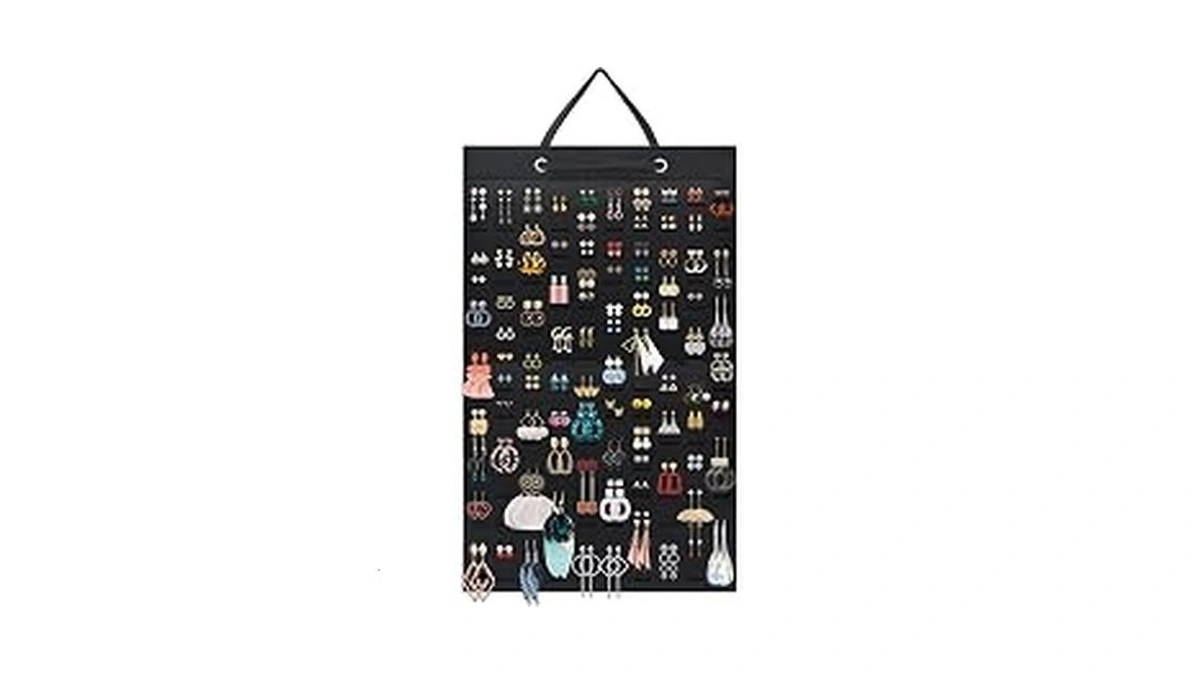 Nesyd Earring Holder Organizer, Hanging Earrings Storage Display Holds Up