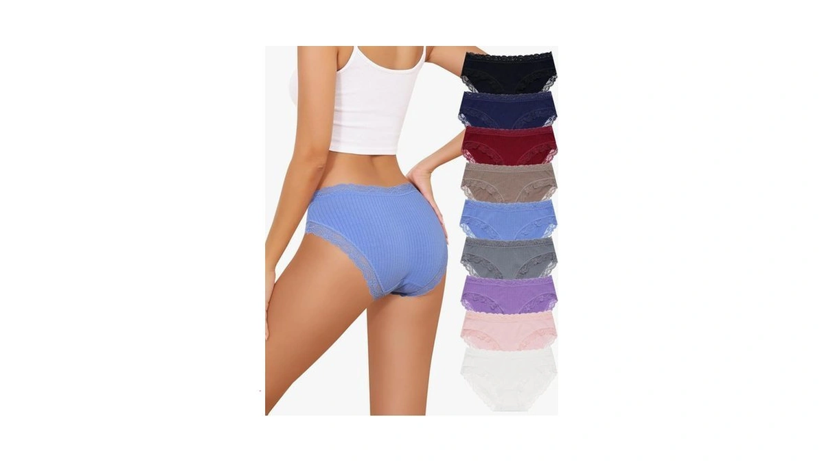 Levao Cotton Underwear For Women, Lace Full Coverage Panties