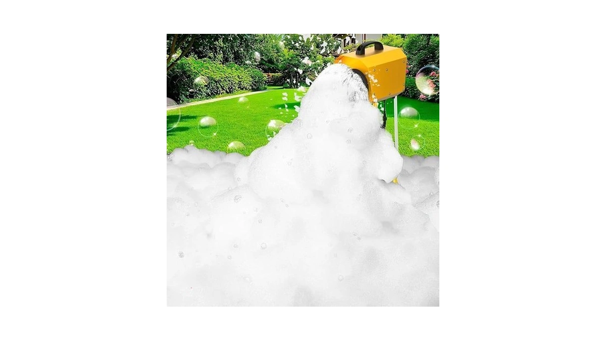 Upgrey Foam Machine For Parties, 3–5m Spray Cannon, Waterproof Foam