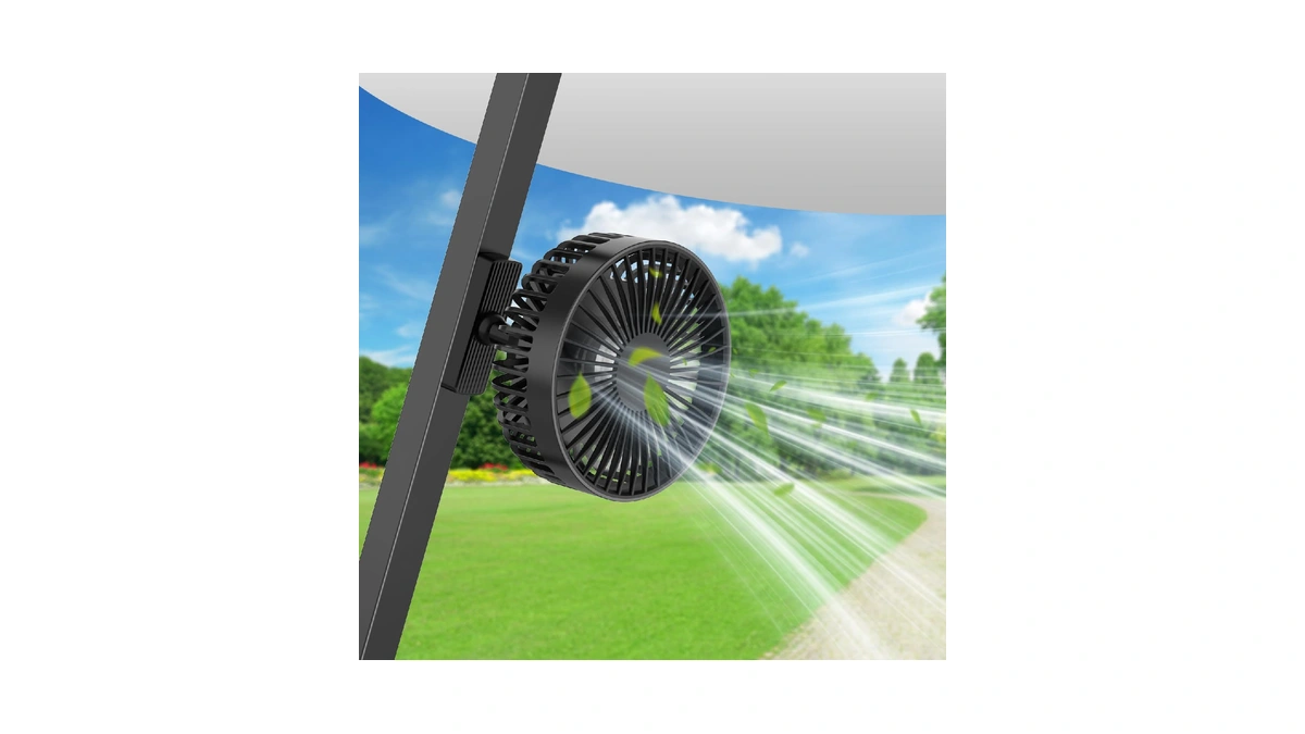 Aquahood Golf Cart Portable Fan Accessories: Rechargeable Magnetic Base
