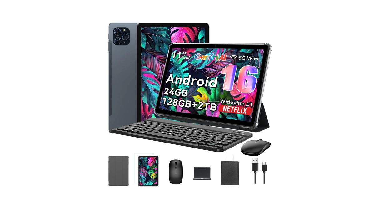 Tablet 2026 Android 16 Tablet With Gemini Ai 3.5, 11