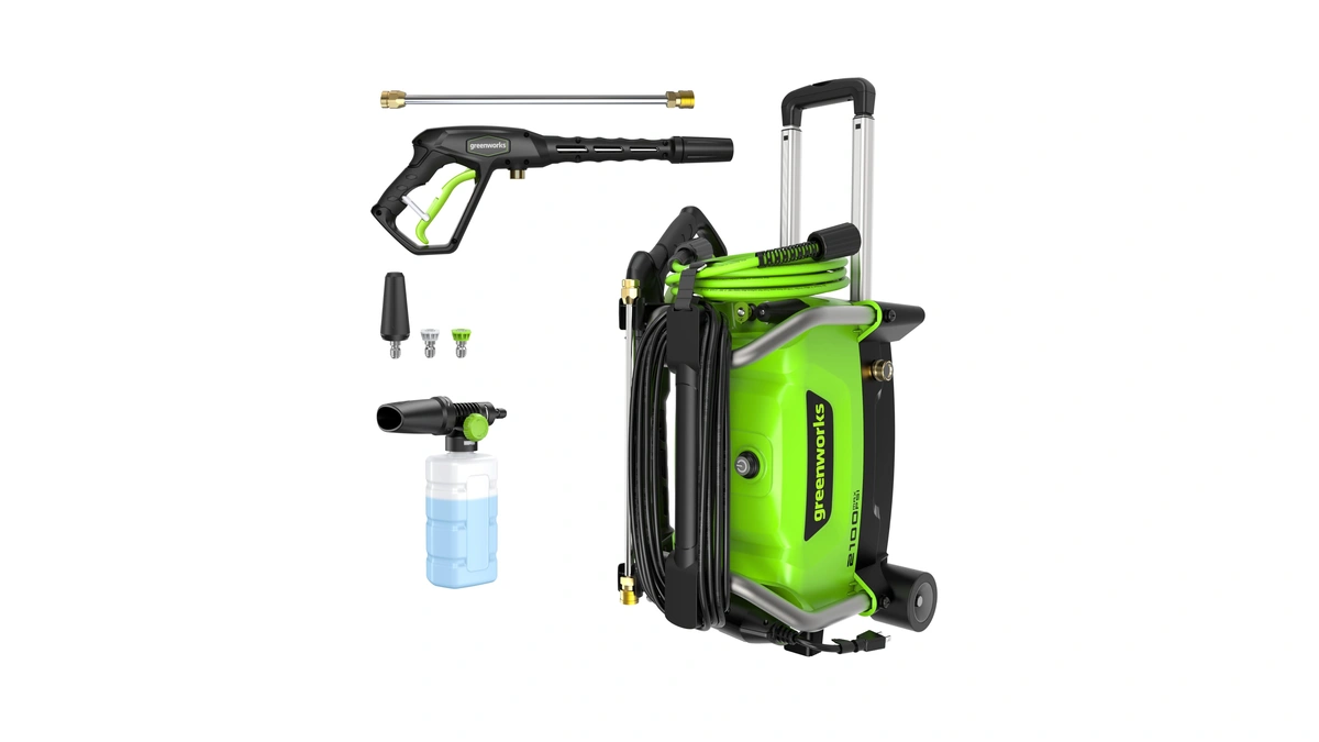 Greenworks 2100 Psi (1.2 Gpm) Electric Pressure Washer