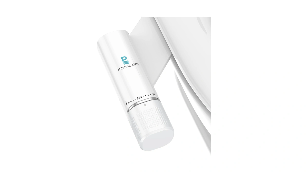 Ultra-slim Bidet Attachment, Posterior&feminine Wash-(retractable Dual Nozzles), Non-electric Bidet Attachment
