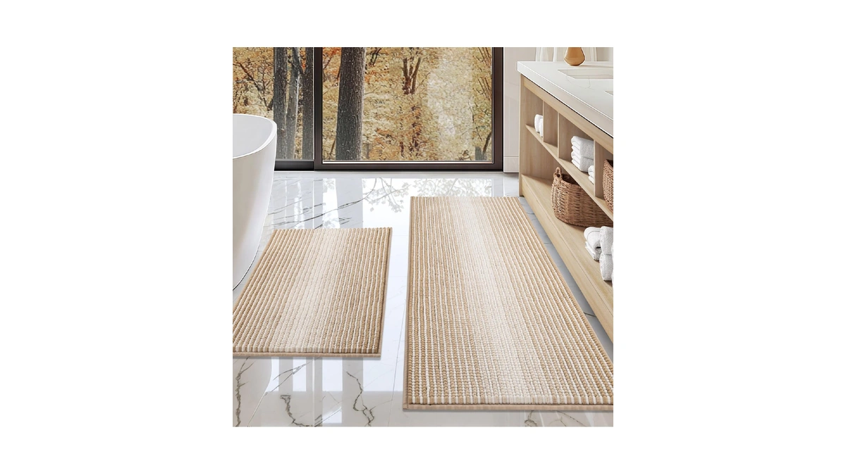 Bsicpro Bathroom Rugs And Mats Sets Piece Thi...