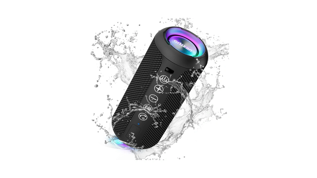 Ortizan Portable Bluetooth Speaker (1st Gen), Ipx7 Waterproof, Wireless, Big