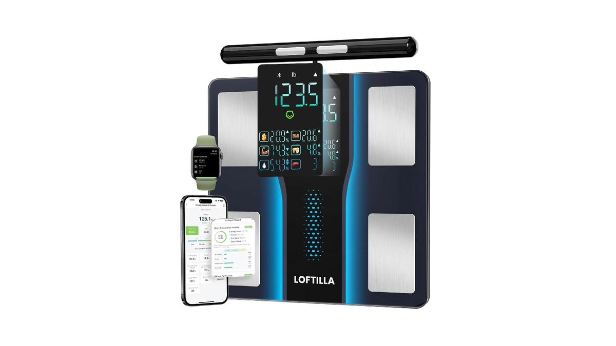 Loftilla Scale For Body Weight, Bmi, Body Fat, Muscle Mass,