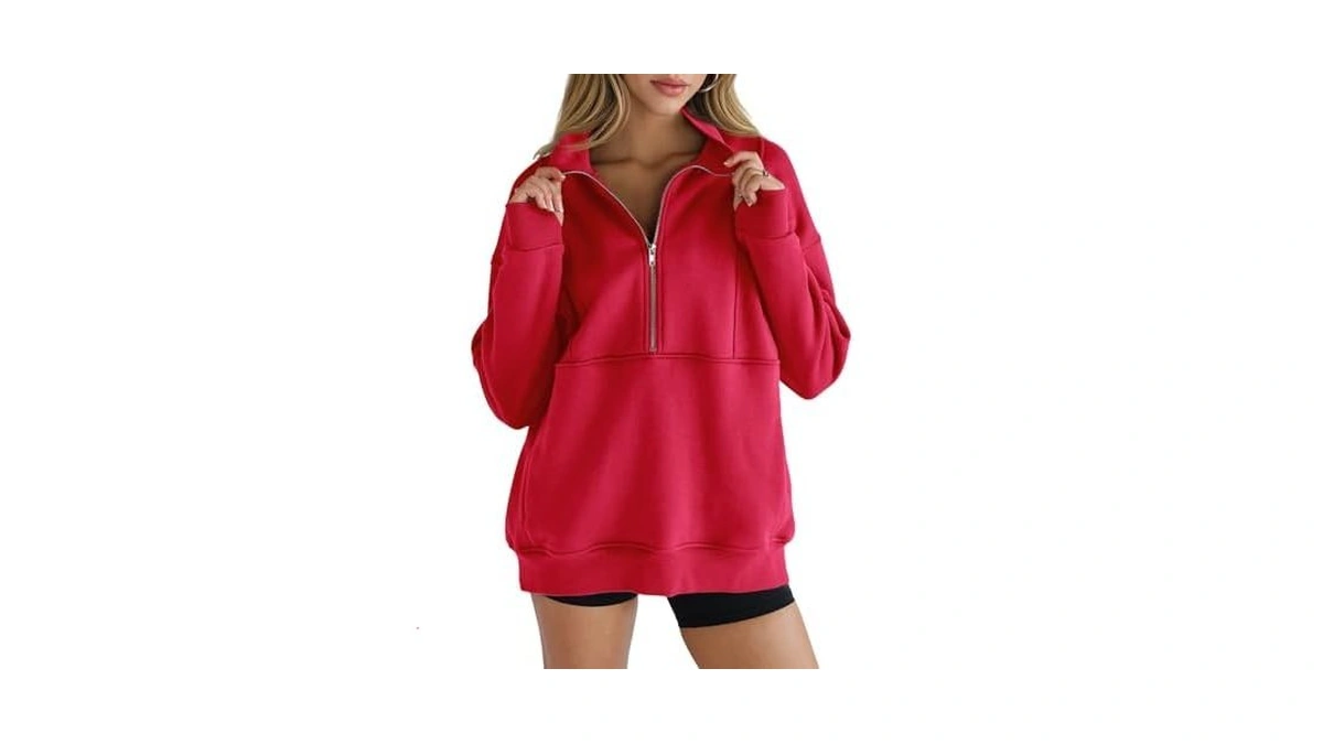 Fisoew Oversized Fleece Sweatshirts