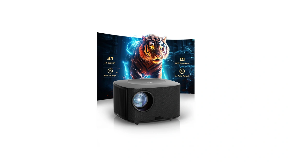 Onoayo Outdoor-projector-4k With 60w Dolby Audio And Official Licensed Apps