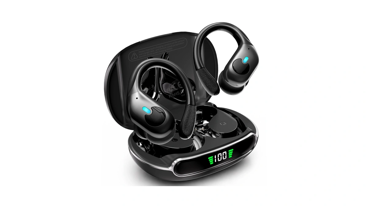 Active Noise Cancelling Ear Buds Wireless Earbuds 90h Playtime Bluetooth