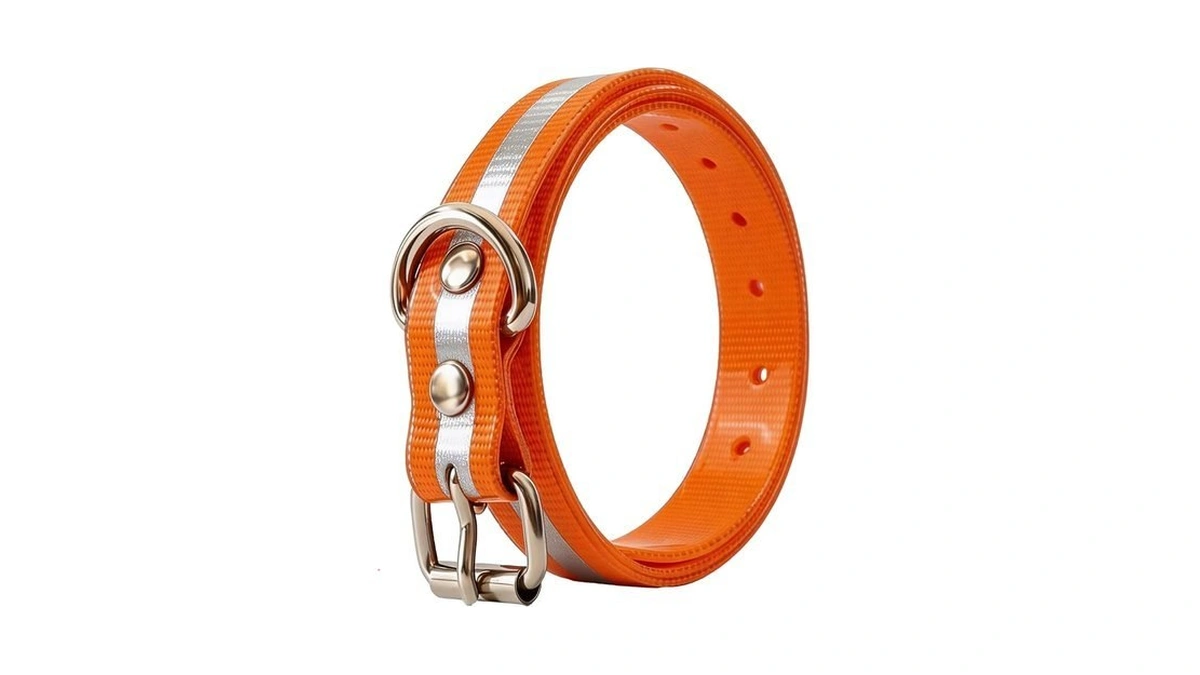 Aikko Dog Collar Strap, 0.8" X 28.9" Tpu Collar, Orange