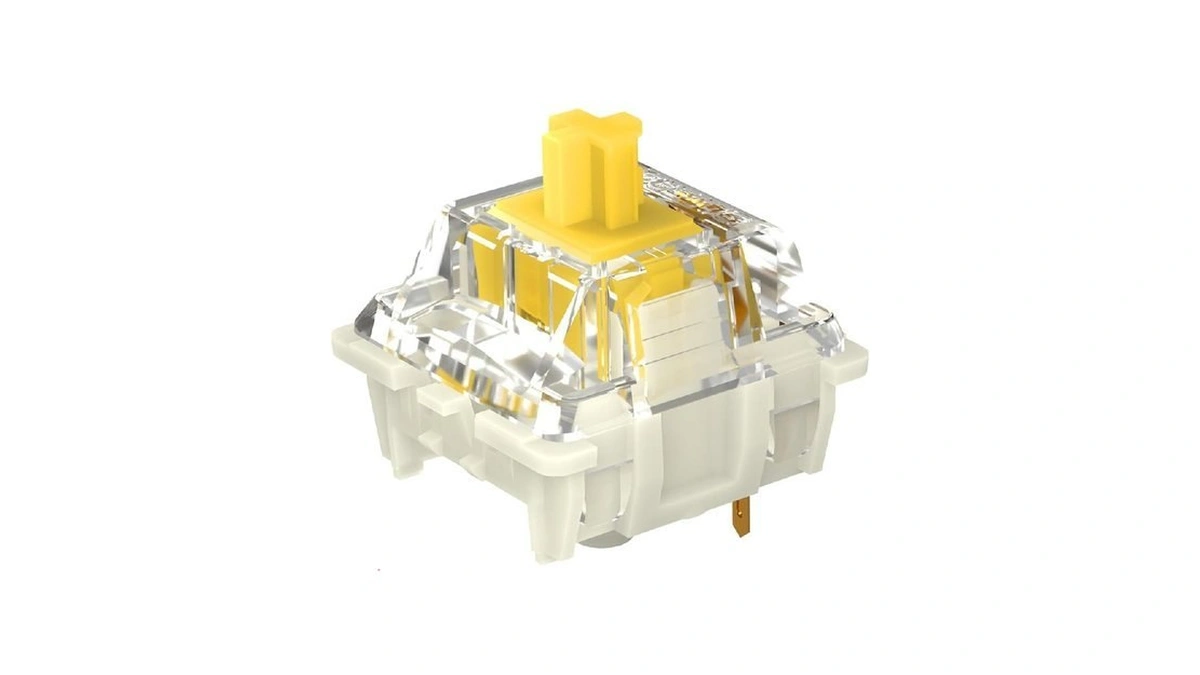Gateron G Pro 2.0 Yellow Linear Keyboard Switche 50gf Pre-lubed