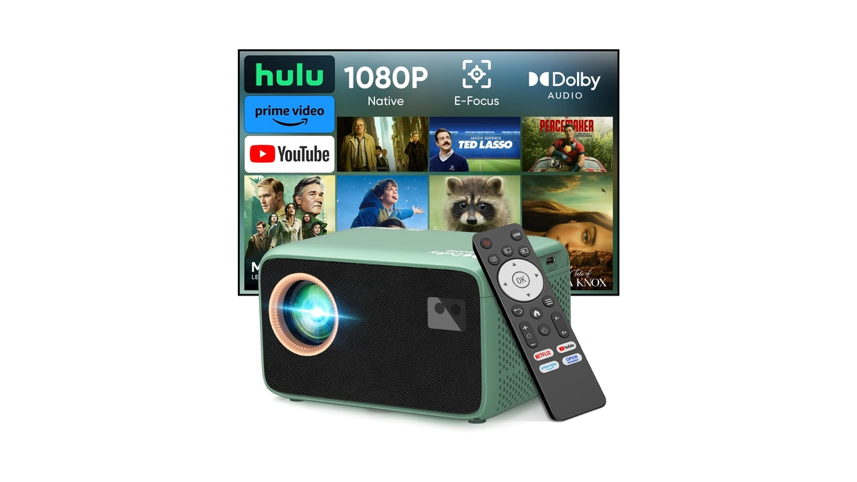Tmy 4k Projector With Wifi Bluetooth, Compatible With Netflix/prime Video/youtube,