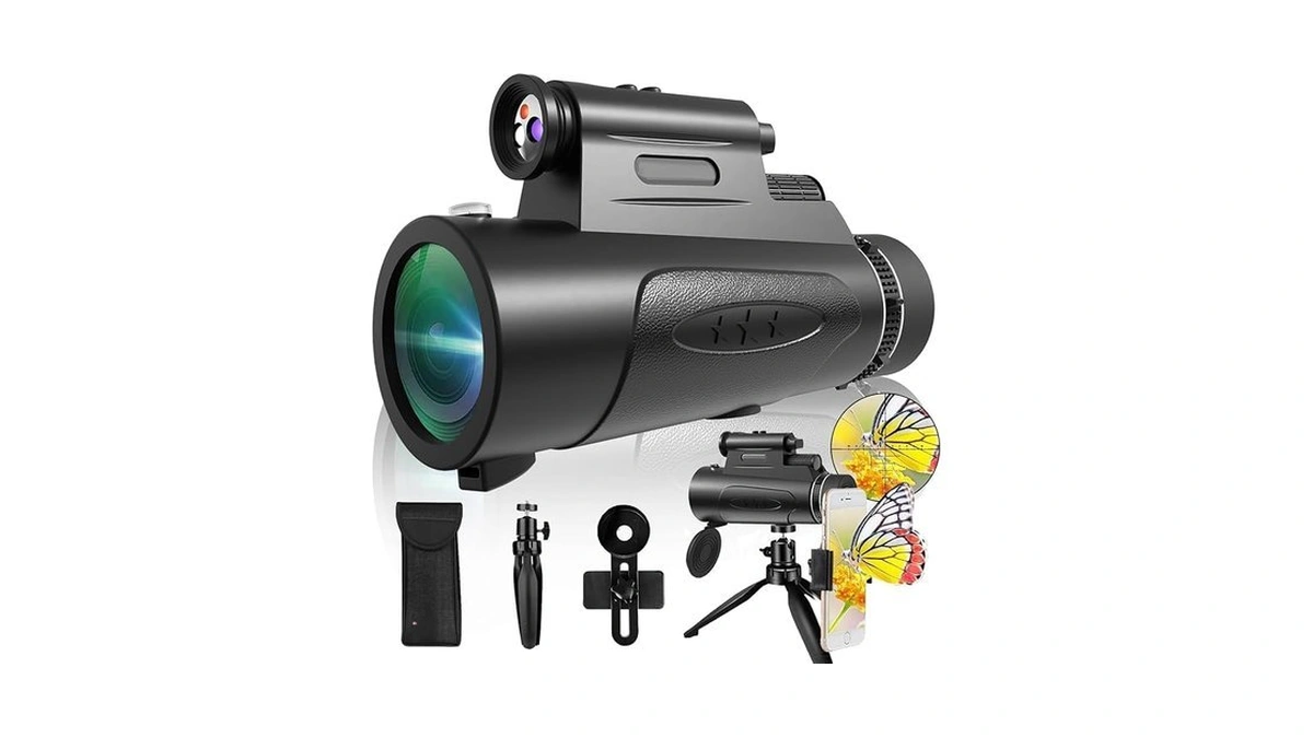 Monocular Telescope With Lights Hd Monoculars 80x100 For Adults High