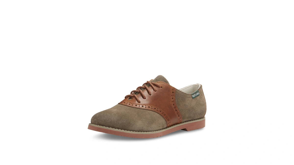 Eastland Women's Sadie Oxford, Olive, 9.5 Medium Us