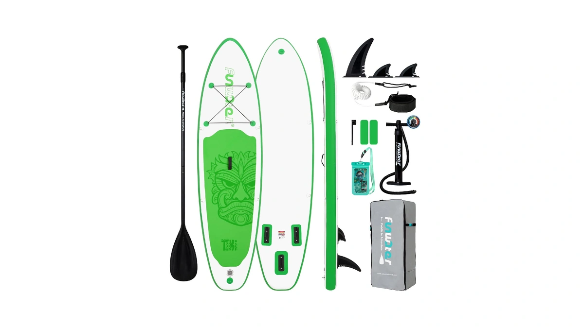 Funwater Inflatable Stand Up Paddle Board With Beginners Sup Accessories