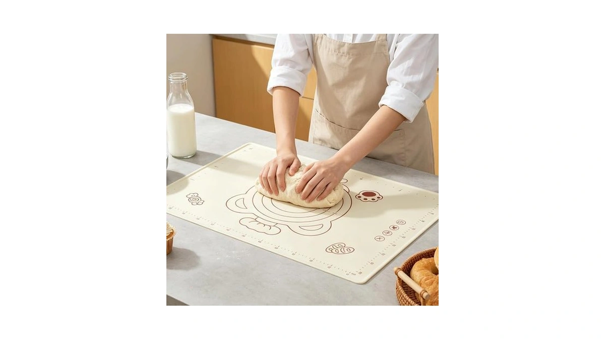 Amazon code: Silicone Baking Pastry Dough Mat - 25"x1