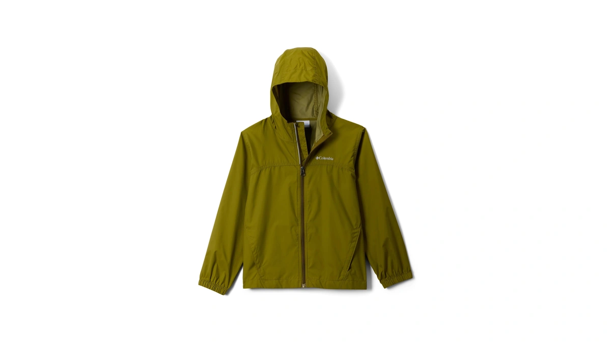 Columbia Youth Boys Toddler Glennaker Waterproof Rain Jacket, Mossy Green,