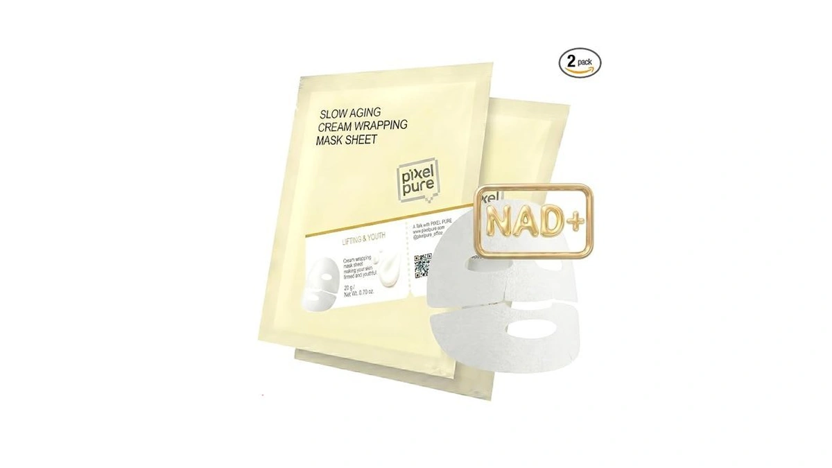Pixelpure Nad+ Slow Aging Cream Wrapping Sheet Mask (2 Sheets)