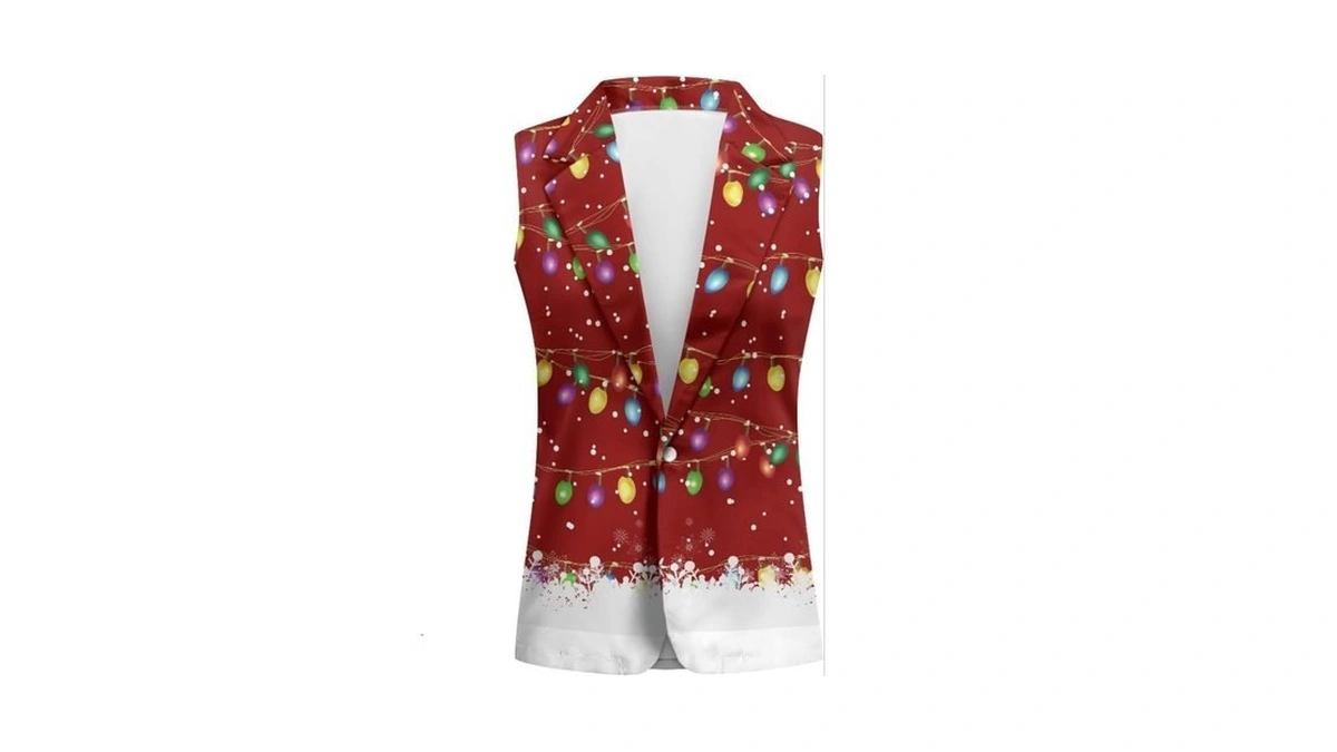 Dremagia Blazer Vest For Women Business Casual Sleeveless Open Front