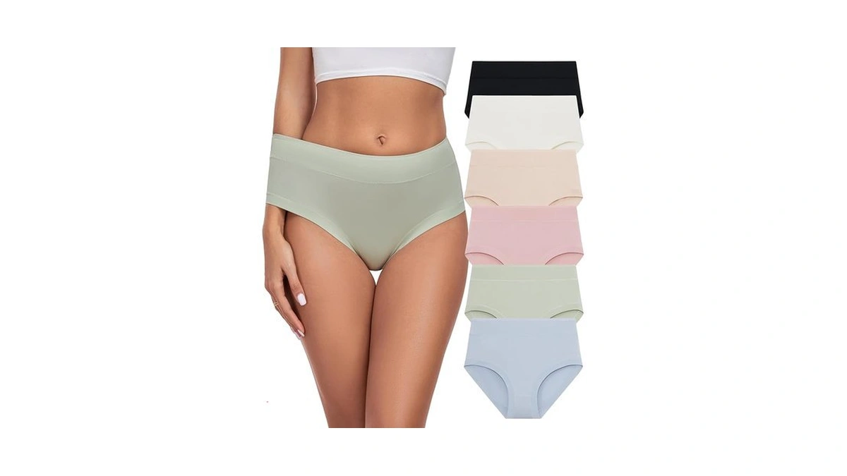 Anliqi Women's Modal Underwear Hipster Panties For Women Pack Breathable