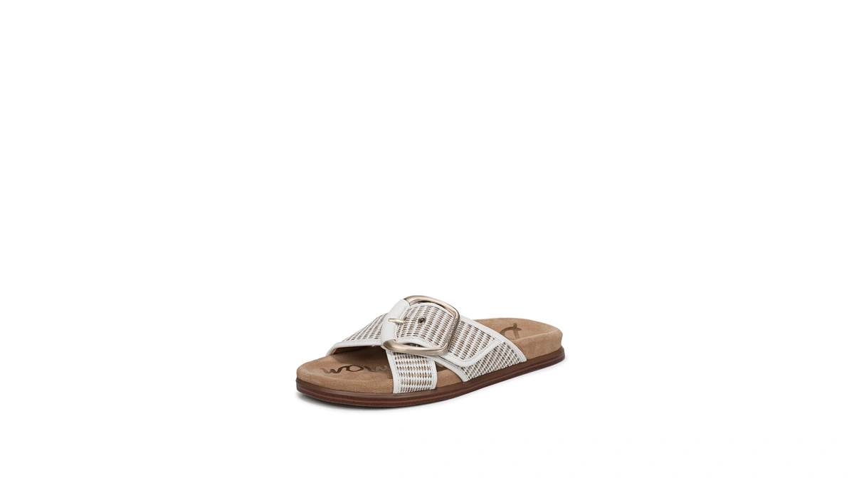 Sam Edelman Women's Darla Slide Sandal, Ivory Taupe, 9.5 Medium