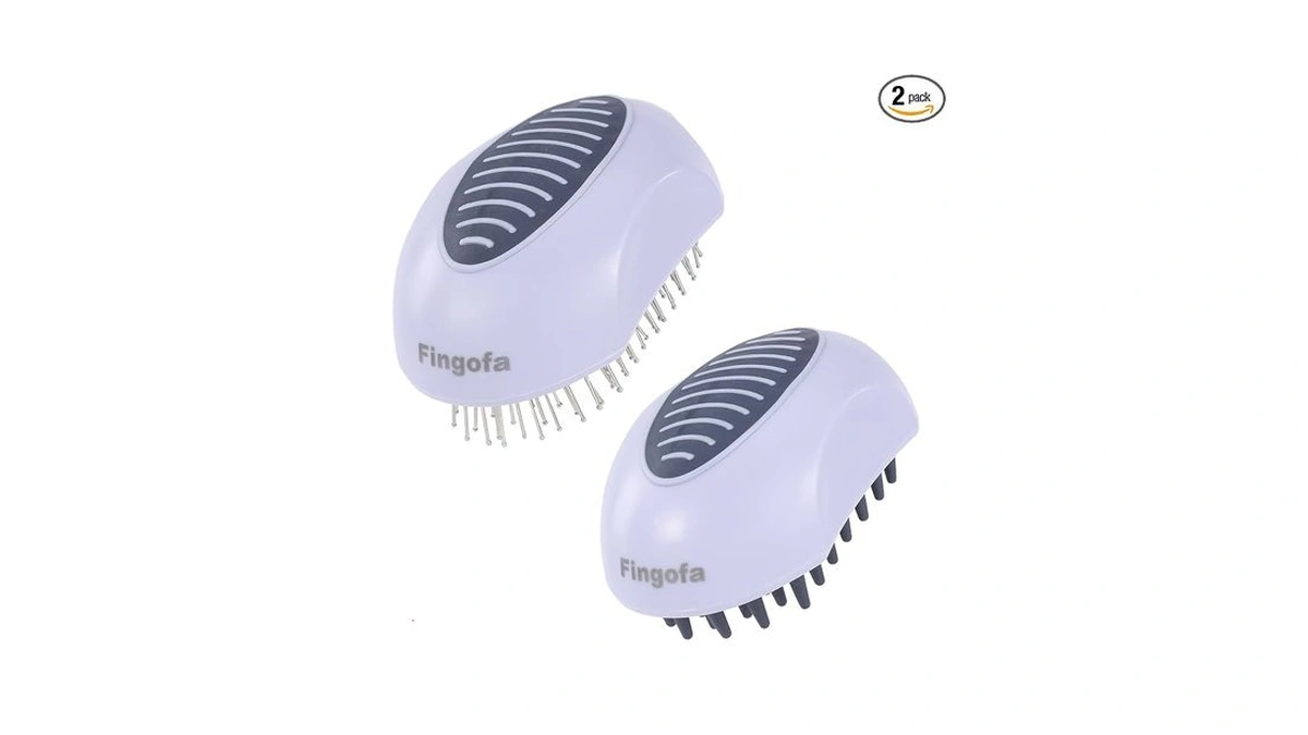 Fingofa 2pcs Dog Brush For Shedding And Bathing, Dog Grooming