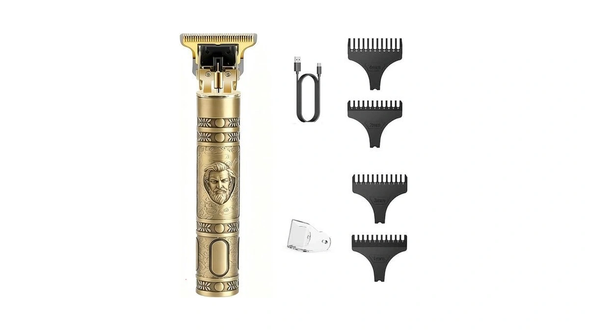 Ofmeow Beard Trimmer For Men Cordless Hair Clippers With Lcd