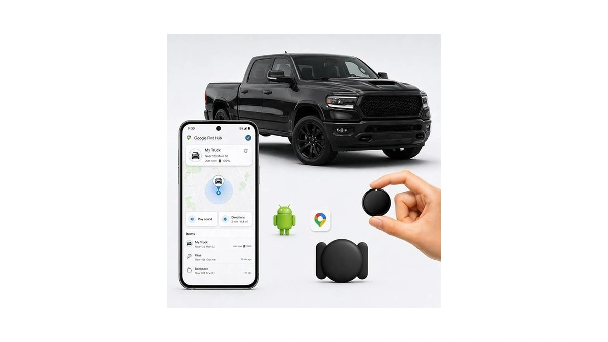Jnlik Gps Tracker For Vehicles,magnetic Waterproof Car Tracker, No Monthly