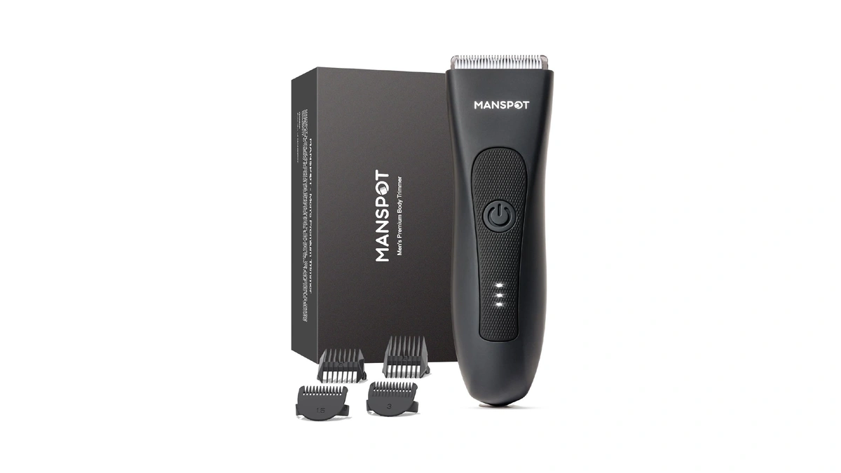 Manspot Manscape Groin & Body Hair Trimmer For Men, Electric