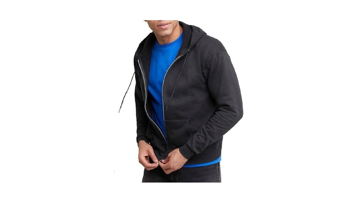 Amazon : Hanes Men Zip-up Hoodie Ecosmart Fleece