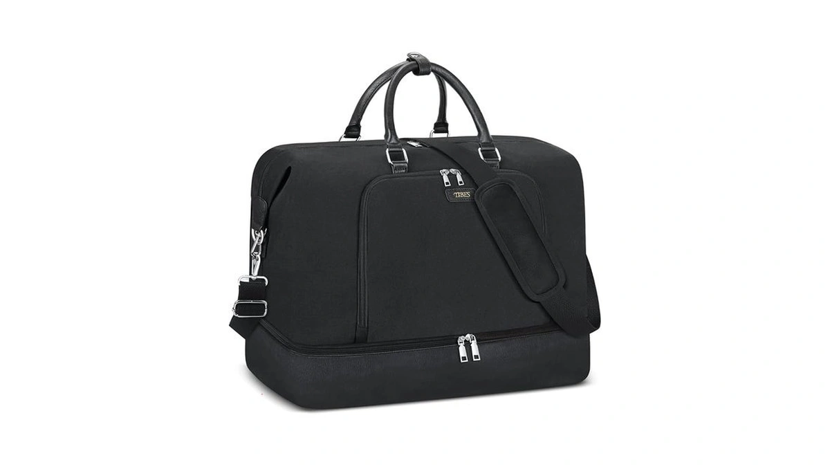 Tibes Travel Weekender Bag For Women, Overnight Bag With Shoe