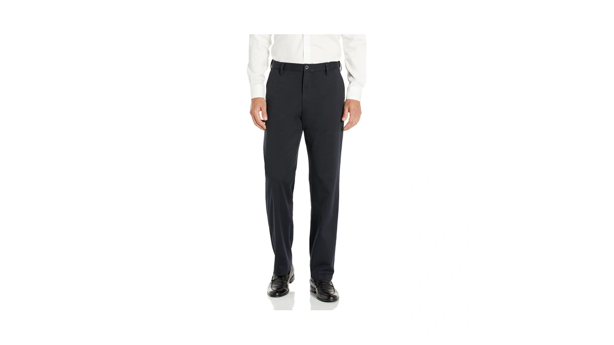 Dockers Men's Relaxed Fit Comfort Khaki Pants, Dockers Navy, 38w
